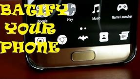 BATMAN THEME for ANY Android Phone - TUTORIAL