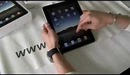 Apple iPad (1st gen WiFi) Unboxing Video - by Gazelle.com