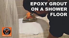 How to Use Epoxy Grout on a Tiled Shower Floor