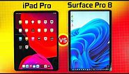 Microsoft Surface Pro 8 vs Apple iPad Pro