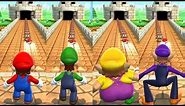 Mario Party 9 Step It Up - Mario vs Luigi vs Wario vs Waluigi Master Difficulty Gameplay