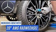 20 Zoll AMG Felgen | Mercedes-Benz Radwechsel im Zeitraffer | W213 S213 C238 A238 W222 W207 W176