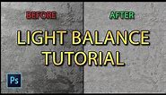 Photoshop tutorial: how to make texture seamless/tileable - light balance technique