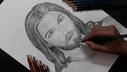 How to draw Jesus Christ drawing step by step