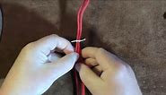 Rope Fender Key Fob - How to Make a Rope Fender Key Fob - Paracord Fender Key Fob