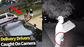 The BEST Delivery Driver Moments Caught On Camera | Funny Delivery Driver Videos
