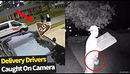 The BEST Delivery Driver Moments Caught On Camera | Funny Delivery Driver Videos