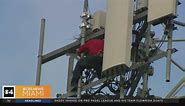 Man climbed to top of Miami cellphone tower