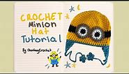 Crochet minion hat tutorial :D | Beginner friendly!!