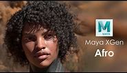 Maya XGen African Hair Tutorial
