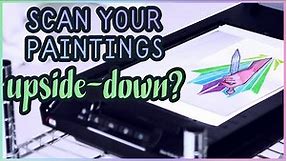 The Secret to Scanning Your Artwork ✦ Get Rid of Paper Texture on Traditional Art Scans