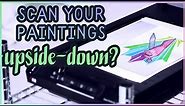 The Secret to Scanning Your Artwork ✦ Get Rid of Paper Texture on Traditional Art Scans