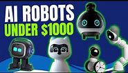 10 AI Home Robots For Adults UNDER $1000!