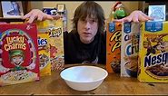 Eating All My Favorite Childhood Cereals