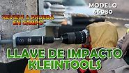 Llave de IMPACTO con Adaptador Marca KLEINTOOLS Modelo 66080 / Prueba en CAMPO y REVIEW Electricistas