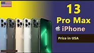 Apple iPhone 13 Pro Max price in USA
