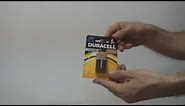 Unboxing of Duracell 9V 6LF22 MN1604 battery