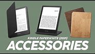 Kindle Paperwhite Leather Cover Review & Reaction to Accessories