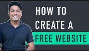 How To Create A Free Website - with Free Domain & Hosting