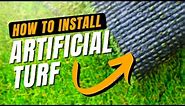 How to Install Artificial Turf | A DIY How To Guide