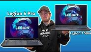 Lenovo Legion Slim 7 vs Legion 5 Pro - Can Size Beat Raw Performance?