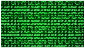 Digital Binary Code Abstract Background 4K Vieo