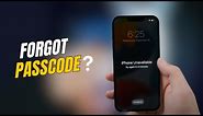 How to Unlock iPhone when You Forgot Password Easily and Quickly?