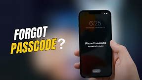 How to Unlock iPhone when You Forgot Password Easily and Quickly?