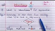 Inheritance in Java (hindi) | What is Inheritance? full Explanation
