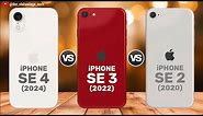 iPhone SE 4 vs iPhone SE 3 vs iPhone SE 2 || Price ⚡ Full Comparison 🔥 Comparison between iphones