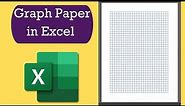 How to make Graph paper in Excel|How to make grid paper in Microsoft Excel