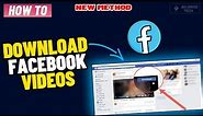How to download facebook videos on Laptop/pc 2024 [Educational purpose]