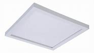 Halo SMD 5 in. and 6 in. 4000K Cool White Integrated LED Recessed Square Surface Mount Ceiling Light Trim at 90 CRI SMD6S6940WH