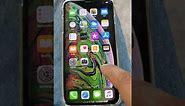 iPhone xs max half display not working. Can be used even after that