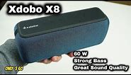 Xdobo X8 Bluetooth Speaker (60W Strong Bass with Good quality) Audio Sample & Review