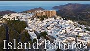 Island Patmos, Greece - by drone [4K]. #patmos