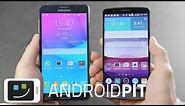 Galaxy Note 4 vs LG G3