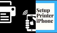 How to add a printer to an iPhone and print from it