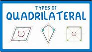 GCSE Maths - Types of Quadrilateral #101