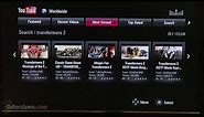 LG BD390 Blu-ray player review - Embedded Youtube browser