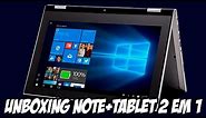 UNBOXING Dell Notebook + Tablet 2 em 1