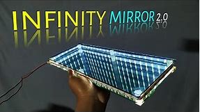 How to make INFINITY MIRROR for home decoration