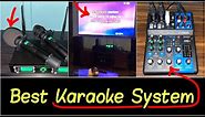 ✅Best Karaoke System for Home Party | Wireless Microphones | Mixer | Free Songs for Multiple Singers