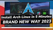 How To Install Arch Linux On Any PC or Laptop (FAST WAY) || NEW Arch Linux Installation Guide 2023
