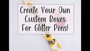 Pen Box Tutorial Create Your Own Custom Boxes! Print & Cut for Both Cricut and Silhouette Studio!