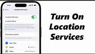 How To Turn OFF Location Services On iPhone
