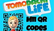 Tomodachi Life Mii QR Codes