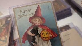 Check out these antique Halloween postcards and my New Year's resolution for 2024!