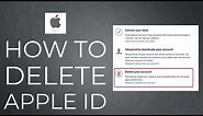 How to Permanently Delete Apple ID Account 2021?