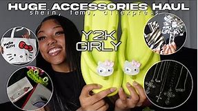 HUGE Y2K ACCESSORIES HAUL | 30+ ITEMS | SHEIN VS. TEMU VS. ALIEXPRESS | WHICH ONE IS THE BEST?